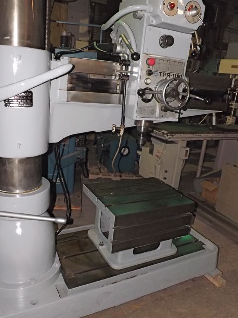 10" x 48" (4' - 0") TPR ... RADIAL ARM DRILL ... w/BOX TABLE